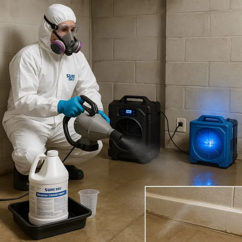 Sanitization and Odor Removal process in South Cleveland, TN