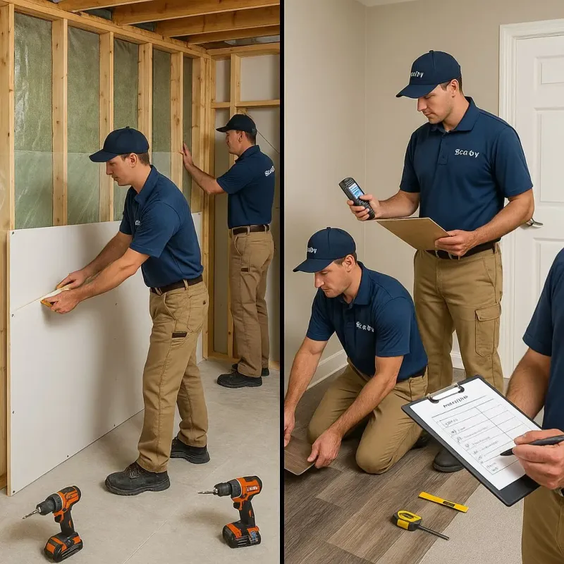 Repairs and Reconstruction process in South Cleveland, TN